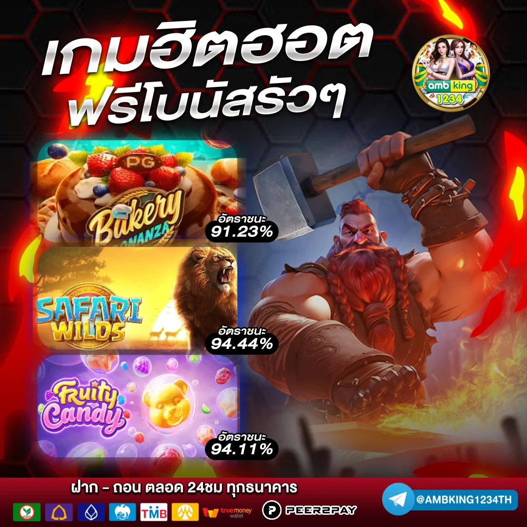 ค่ายเกมสล็อตแตกง่าย - แบนเนอร์โปรโมชั่น