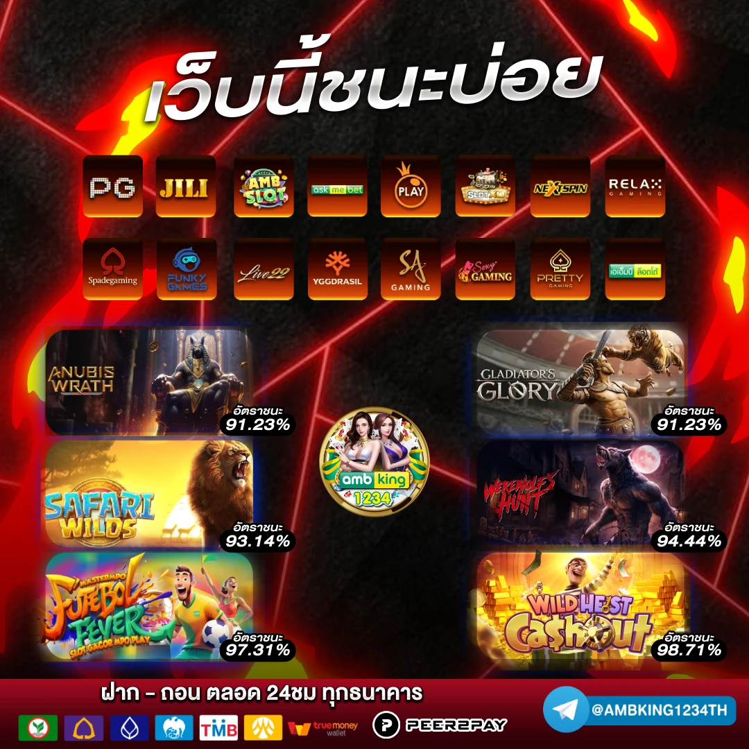 แหล่งรวมสล็อตเว็บตรง - แบนเนอร์โปรโมชั่น